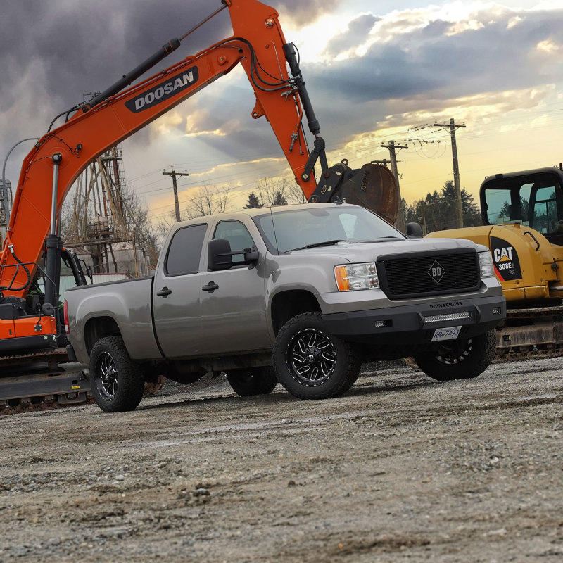 GMC 3500 Turbo Intake Horn - BD Diesel - 409 Stainless Steel - Black - `17-`22